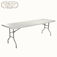 White HDPE Outdoor Rectangle Plastic Folding dining table